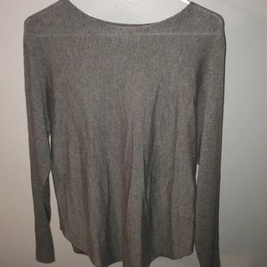 Grey knit sweater